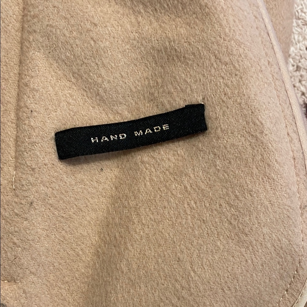 Zara Chic Faux Fur Collar Cape Coat - Picture 4 of 6